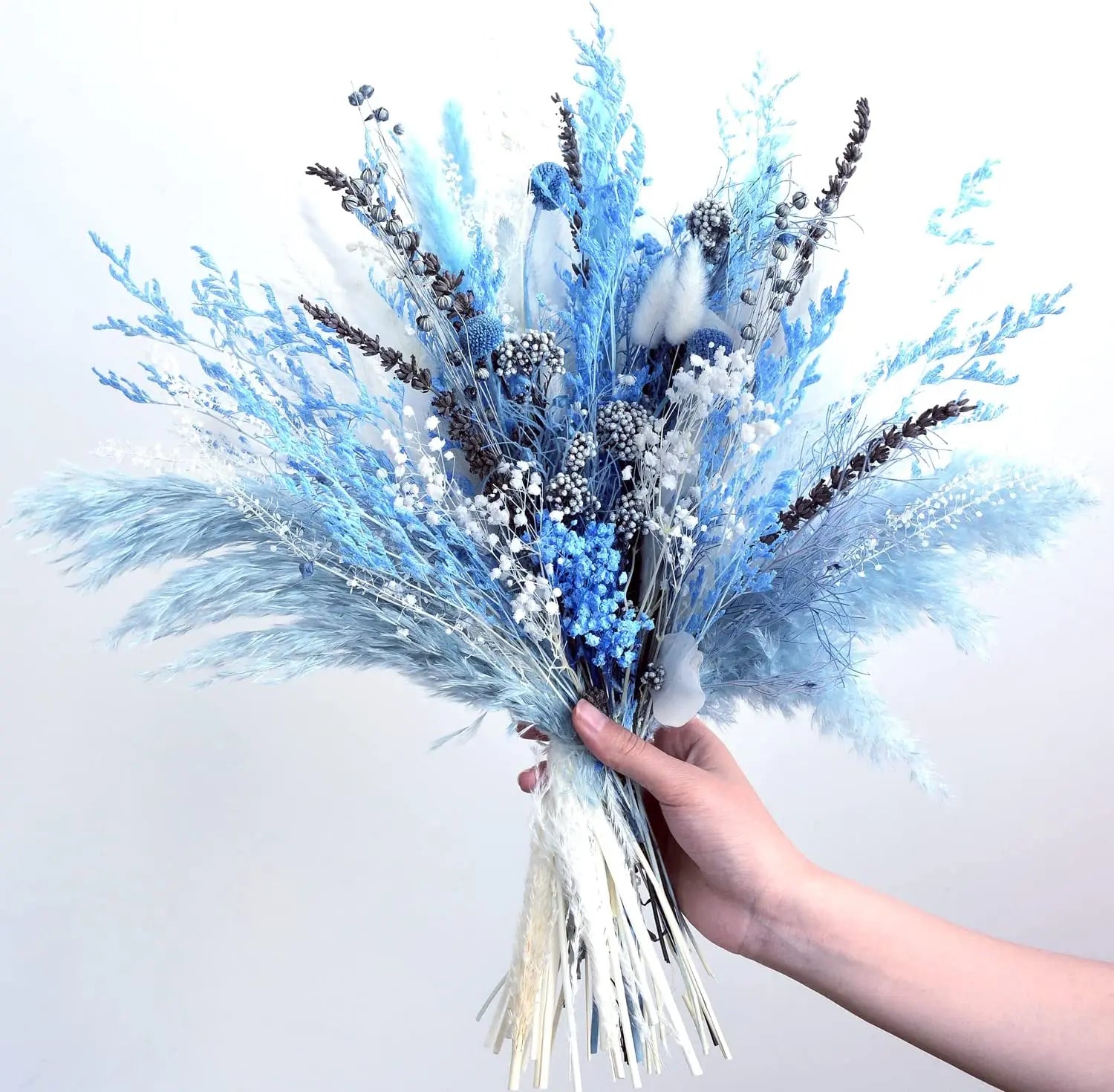 Fluffy Dried Pampas Bohemian Bouquet