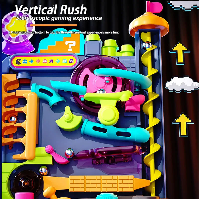 Montessori Rolling Ball Track Toy