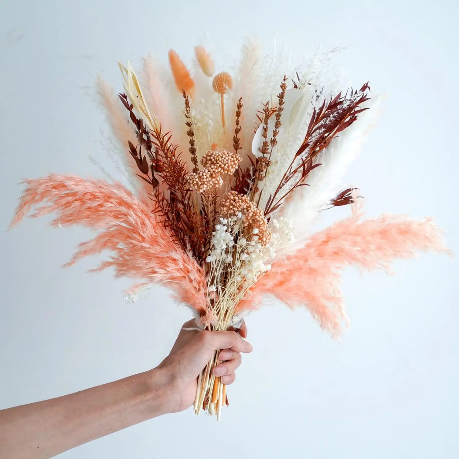 Fluffy Dried Pampas Bohemian Bouquet