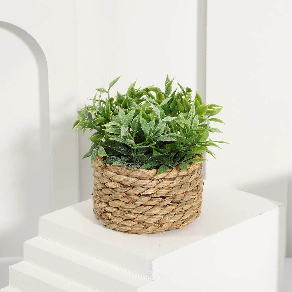 Artificial Eucalyptus Grass - Small Potted Plant