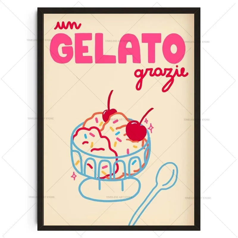 Tropical Preppy Poster