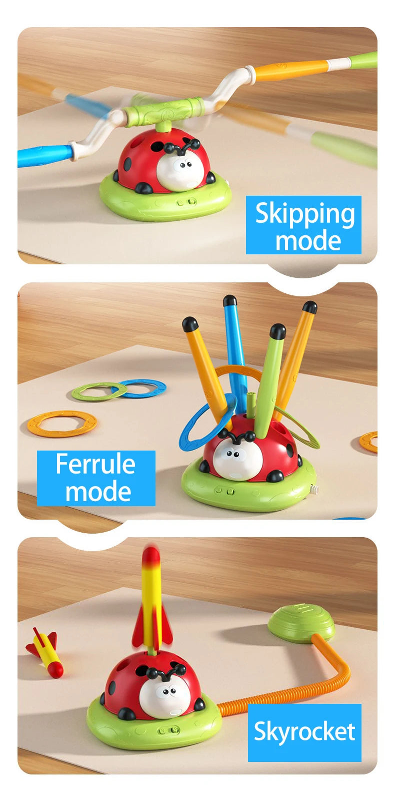 3-in-1 Ladybug Sport Toy
