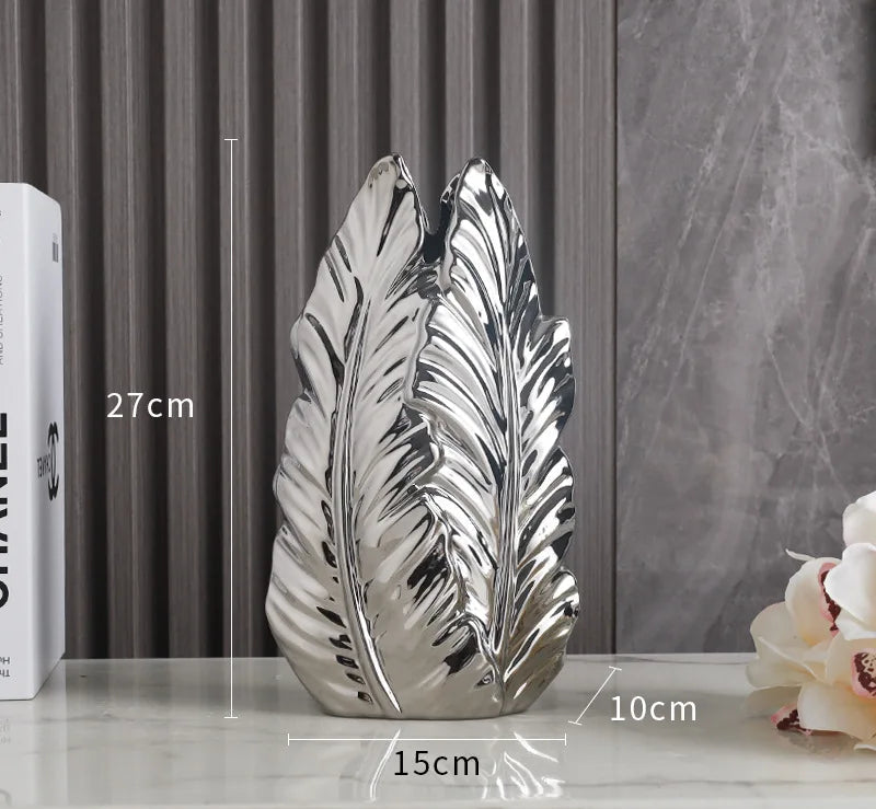 Nordic Luxury Painted Ceramic Vase