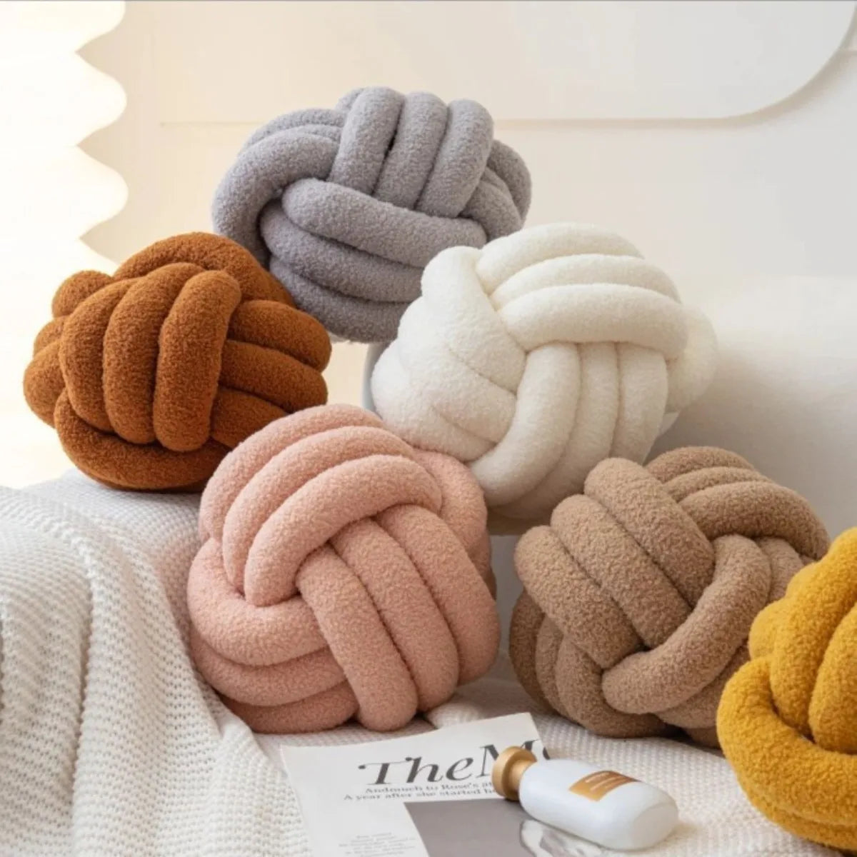 Knot Plush Cushion