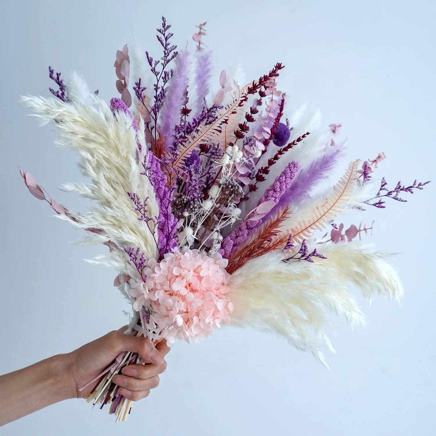 Fluffy Dried Pampas Bohemian Bouquet