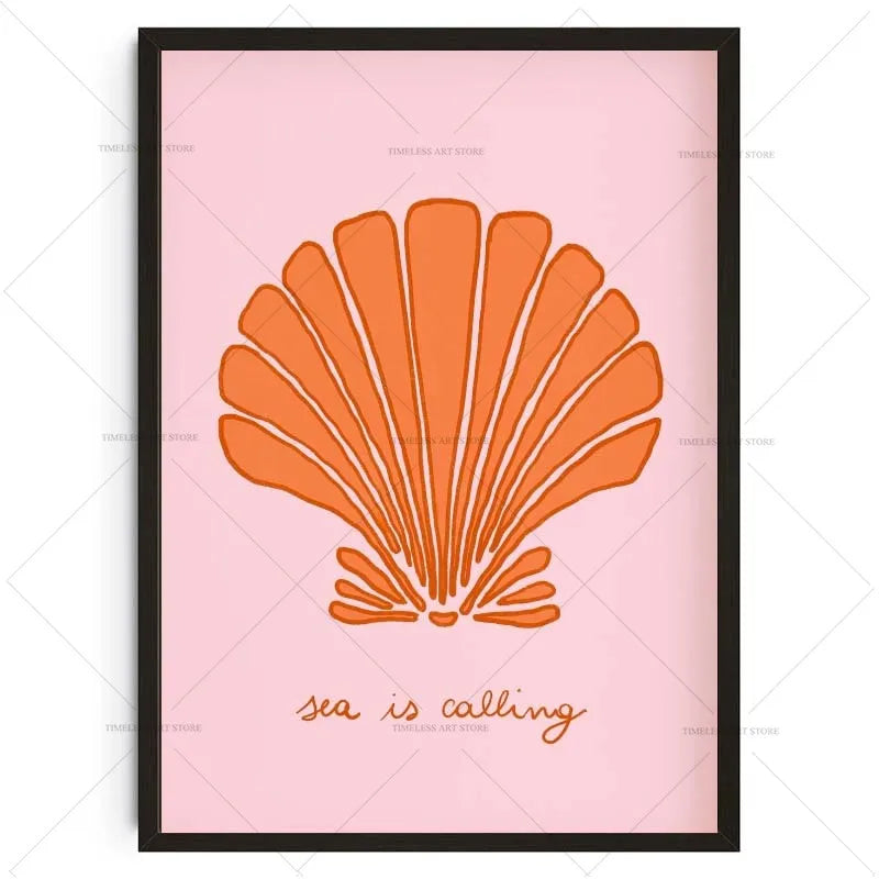 Tropical Preppy Poster
