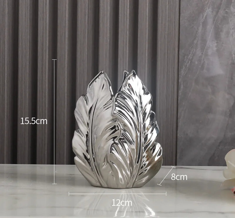 Nordic Luxury Painted Ceramic Vase