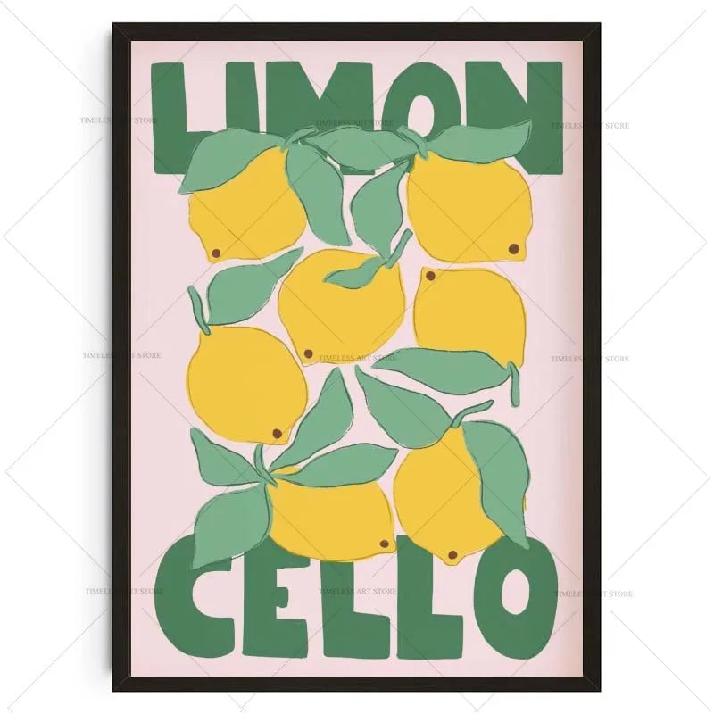Tropical Preppy Poster