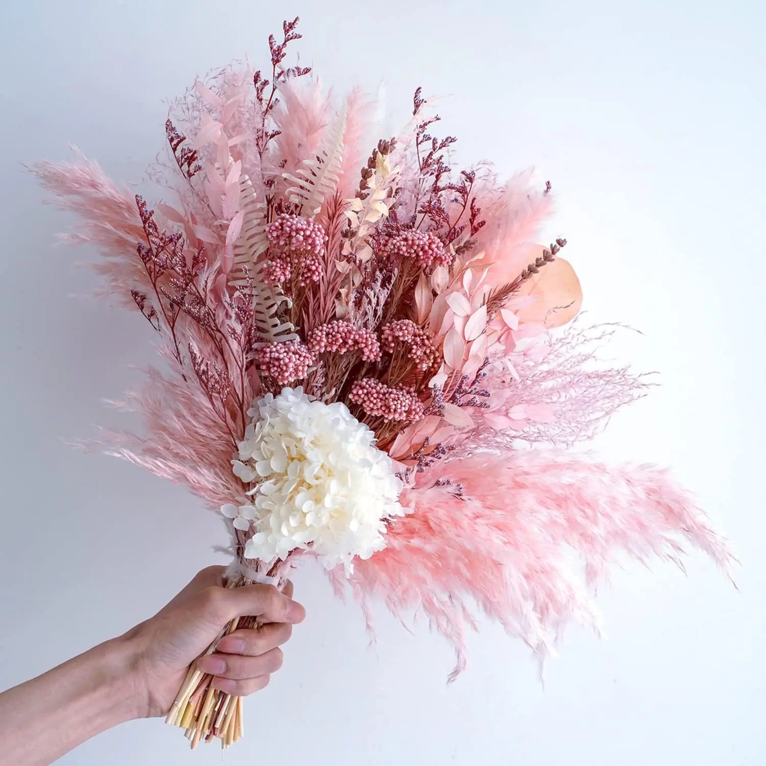 Fluffy Dried Pampas Bohemian Bouquet