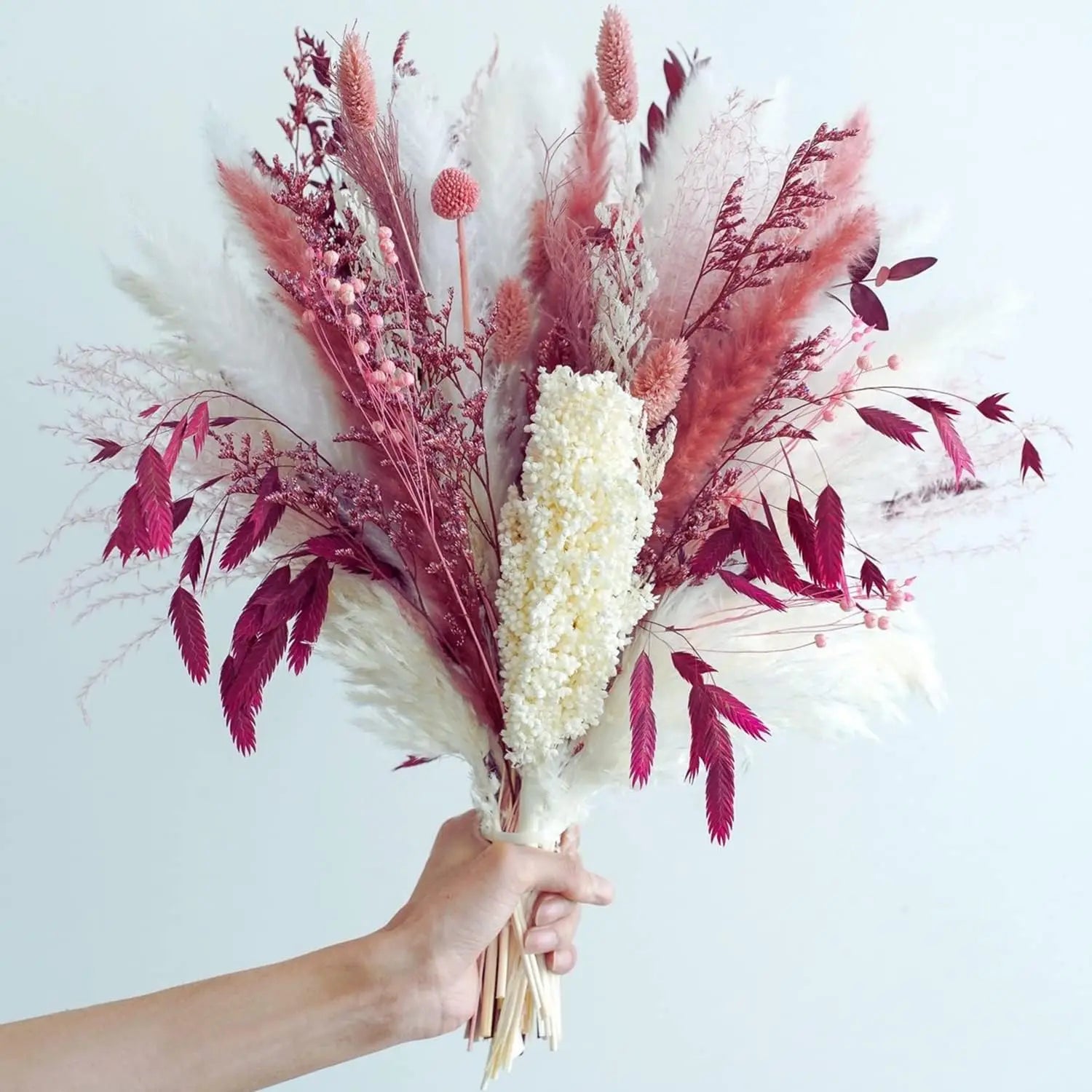 Fluffy Dried Pampas Bohemian Bouquet