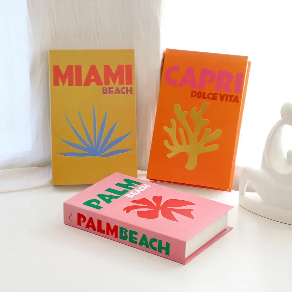 3 PCS Fashion Fake Books
