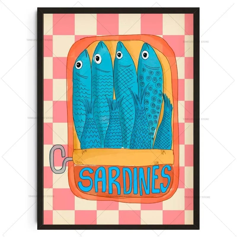 Tropical Preppy Poster