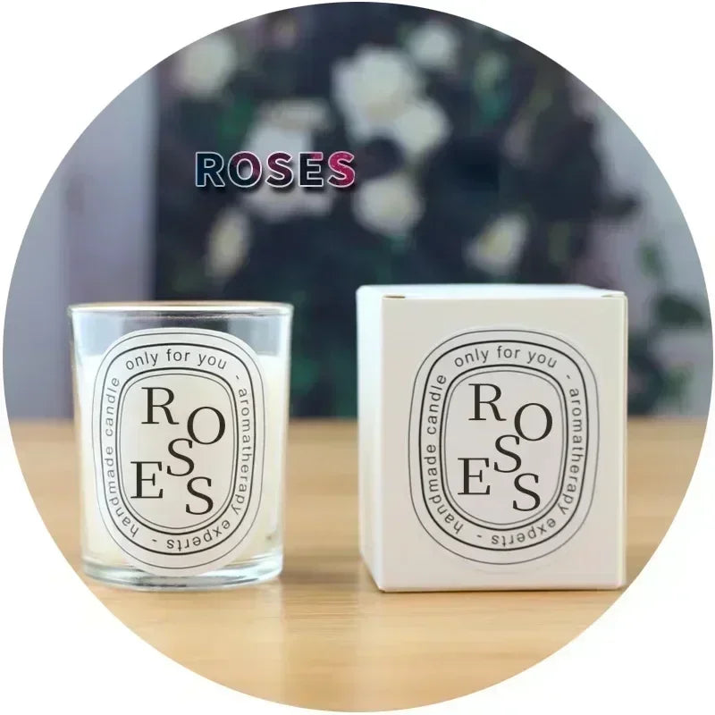 Romantic Transparent Scented Candle in Jar