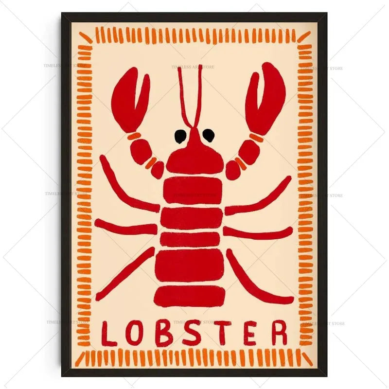 Tropical Preppy Poster