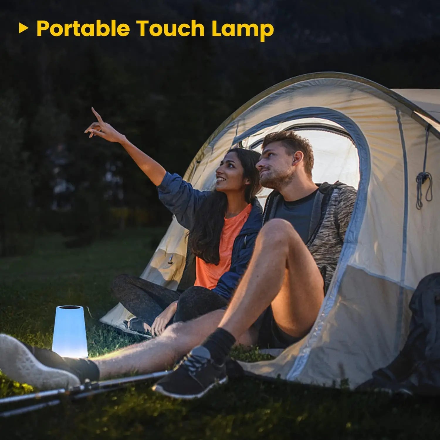 13 Color Changing Night Light – USB RGB Bedside Lamp