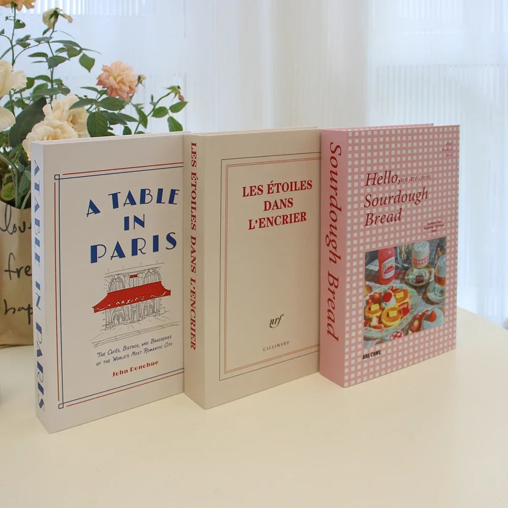 3 PCS Fashion Fake Books