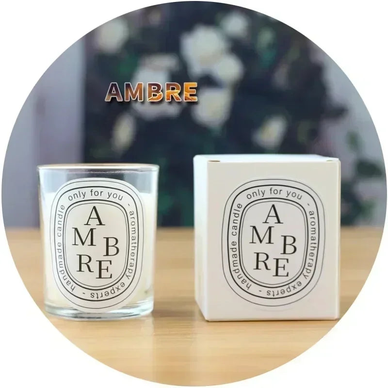 Romantic Transparent Scented Candle in Jar