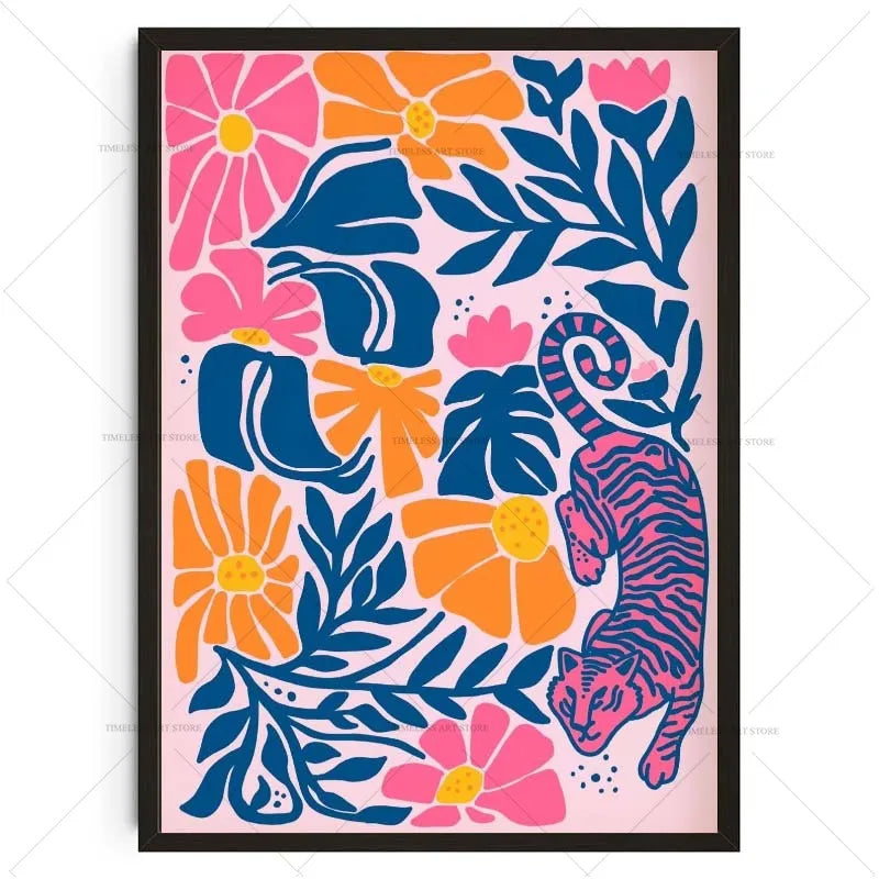 Tropical Preppy Poster
