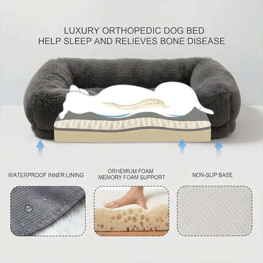 Orthopaedic Calming Dog Bed - Versi Store