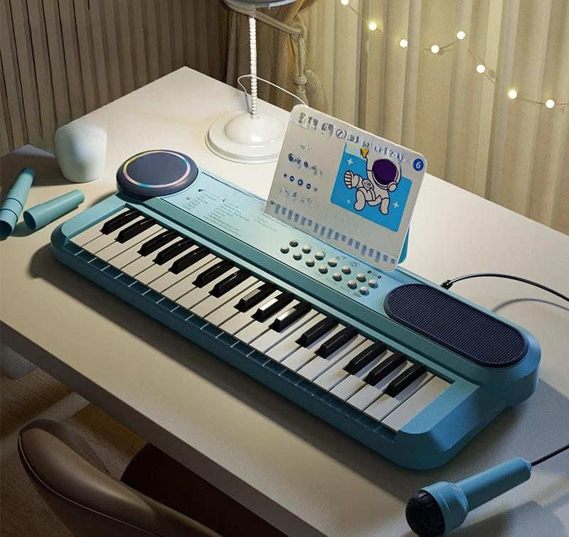 37-Key Kids Piano Keyboard with Microphone